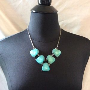 NY&Co Statement Necklace  turquoise blue stones